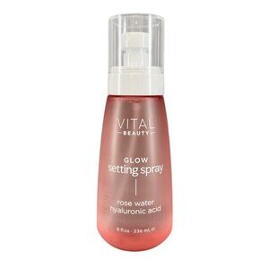 Vital Beauty Glow Setting Spray With Rose Water & Hyaluronic Acid